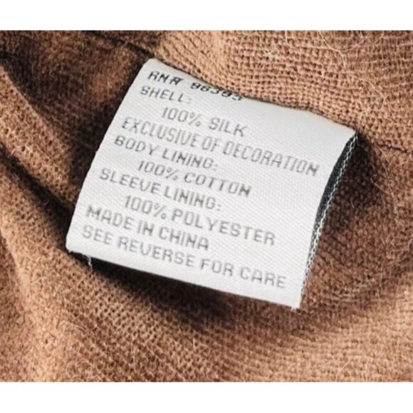 Pamela McCoy Womens Leopard Print Blazer Jacket Size Large Silk Corduroy Lined - Picture 3 of 5